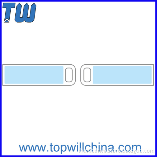 Slim Metal Usb 3.0 Flash Drives Rectangle Design